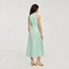 Maxikleid mit V-Ausschnitt und Blumenmuster