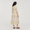 Midi-Kleid aus floraler Spitze