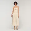 Midi-Kleid aus Guipure-Spitze