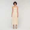 Midi-Kleid aus Guipure-Spitze