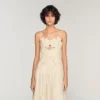 Midi-Kleid aus Guipure-Spitze
