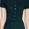Midi-Kleid aus Pointelle-Strick
