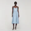 Midi-Kleid mit Pailletten