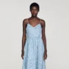 Midi-Kleid mit Pailletten