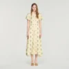 Midi-Kleid mit Paisley-Print