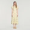 Midi-Kleid mit Paisley-Print