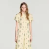 Midi-Kleid mit Paisley-Print