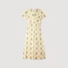 Midi-Kleid mit Paisley-Print