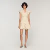Mini-Kleid aus Guipure-Spitze