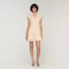 Mini-Kleid aus Guipure-Spitze