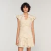 Mini-Kleid aus Guipure-Spitze