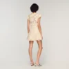 Mini-Kleid aus Guipure-Spitze