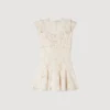 Mini-Kleid aus Guipure-Spitze