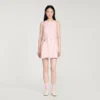 Mini-Kleid aus Tweed mit Pailletten