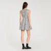 Mini-Kleid aus Tweed und Pailletten