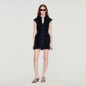 Mini-Kleid in taillierter Passform