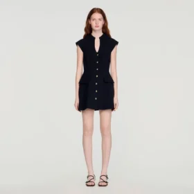 Mini-Kleid in taillierter Passform