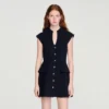 Mini-Kleid in taillierter Passform