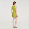 Mini-Strickkleid mit Blumenmuster