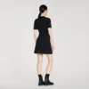 Mini-Strickkleid mit Knopfleiste