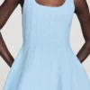 Mini-Strickkleid mit Perlenverzierung