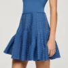 Mini-Strickkleid mit Perlenverzierung