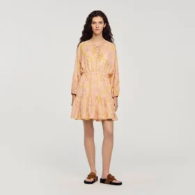 Minikleid mit Blumenprint