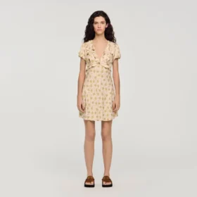 Minikleid mit Blumenprint