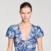 Minikleid mit Blumenprint