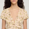 Minikleid mit Blumenprint