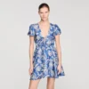 Minikleid mit Blumenprint
