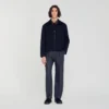 Minimalistische Jacke mit Reissverschluss