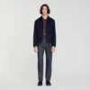 Minimalistische Jacke mit Reissverschluss