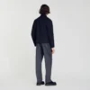 Minimalistische Jacke mit Reissverschluss