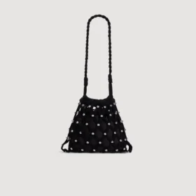 Netz-Tasche mit Nieten