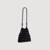 Netz-Tasche mit Nieten