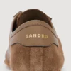Niedrige Sneaker aus Leder und Wildleder