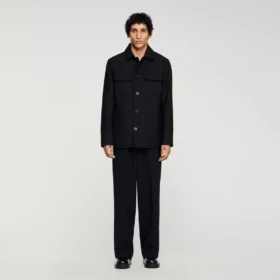 Oversize-Hemd mit Knöpfen