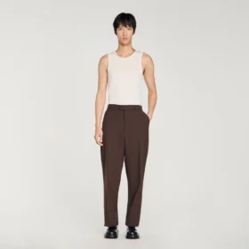 Oversize-Hose aus Wolle