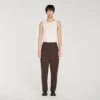 Oversize-Hose aus Wolle