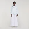Oversize-Jacke mit besticktem Kragen