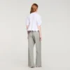 Peplum-Hemd mit Reissverschluss