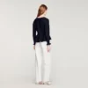 Peplum-Strickjacke