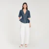 Peplum-Top mit Pailletten