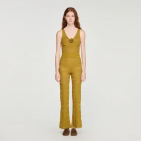 Pointelle-Strickhose