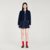 Polo-Cardigan aus Wolle