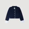 Polo-Cardigan aus Wolle