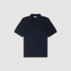 Polohemd aus Jacquard mit quadratischem Kreuzmuster