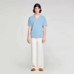 Polohemd aus Stretch-Strick