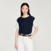Pullover aus Pointelle-Strick